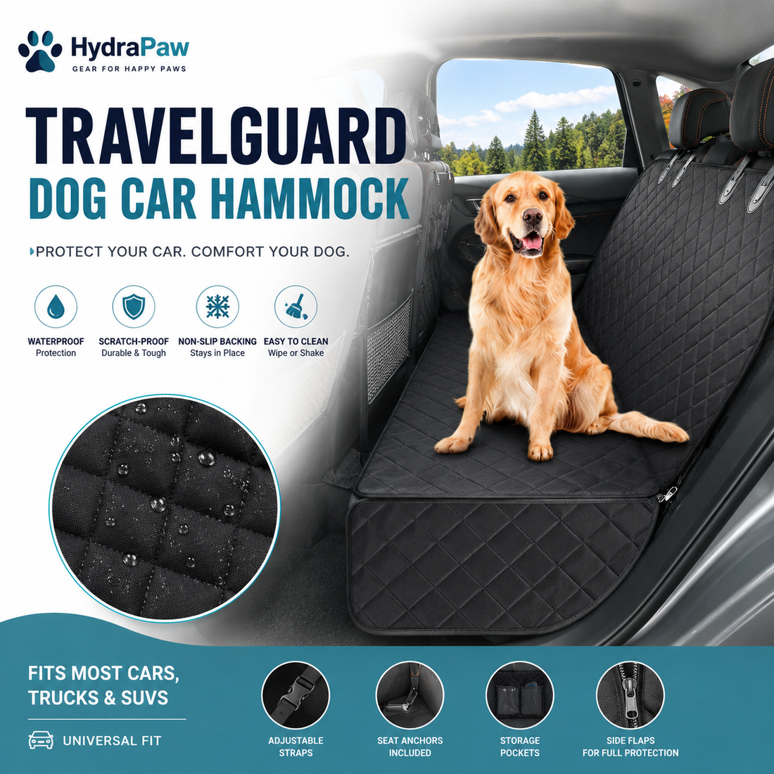 TravelGuard Dog Car Hammock