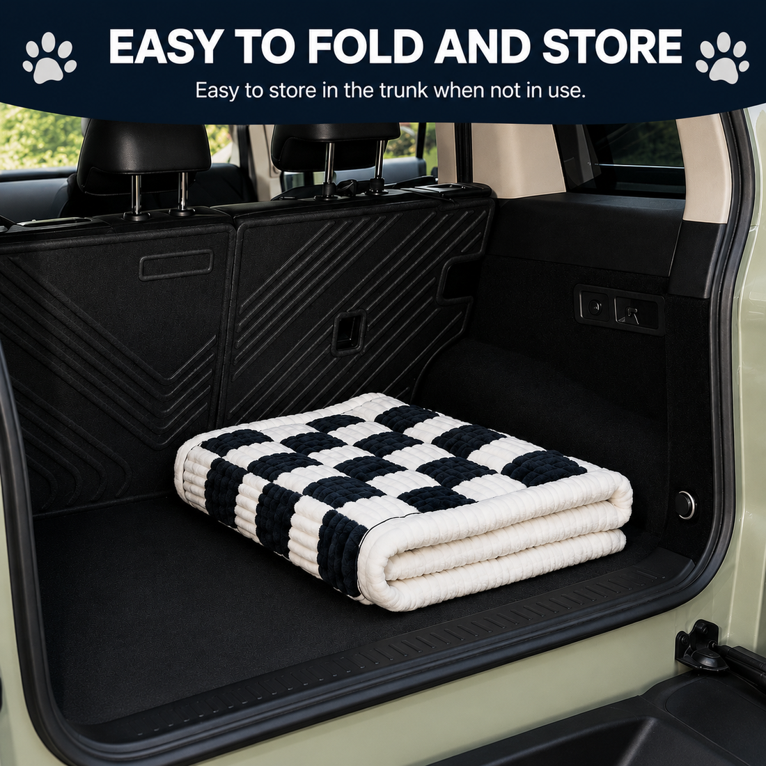 Luxe Dog Bed — Plush Mat for the Hard Bottom Seat Protector 2.0