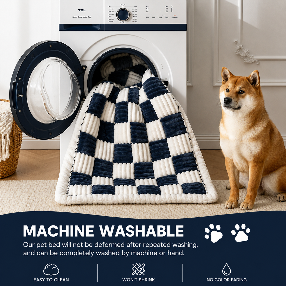 Luxe Dog Bed — Plush Mat for the Hard Bottom Seat Protector 2.0